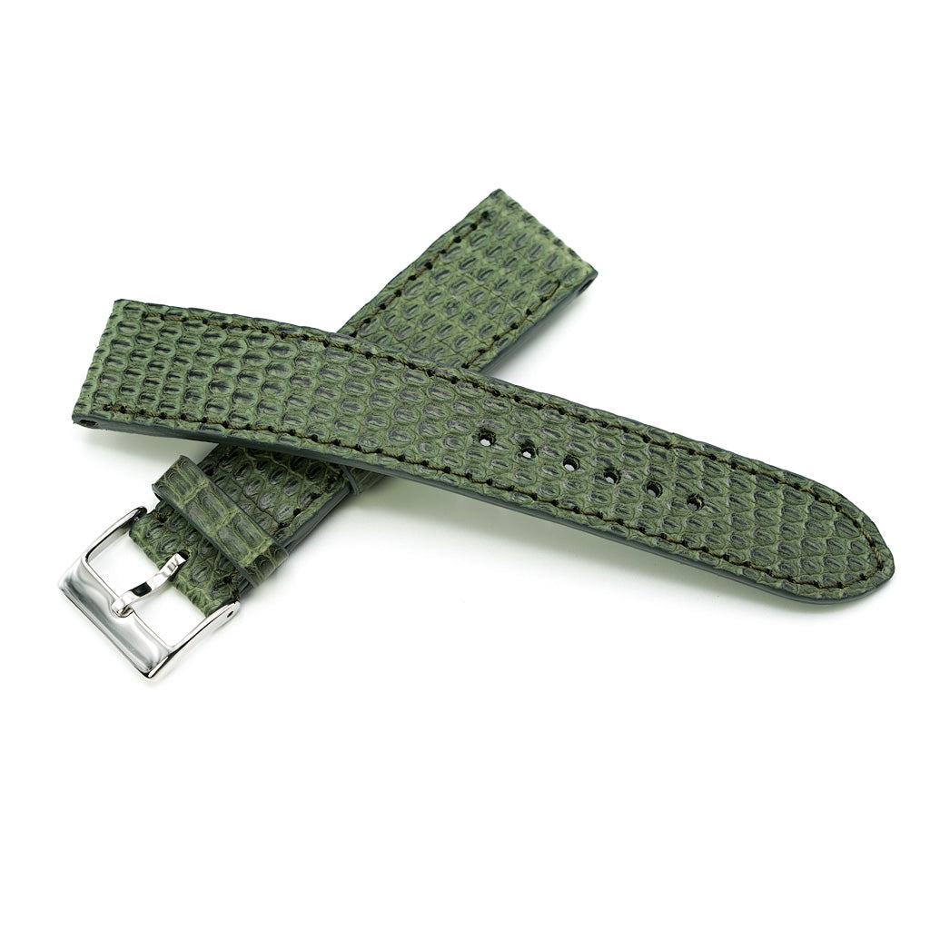 Green lizard watch strap hot sale