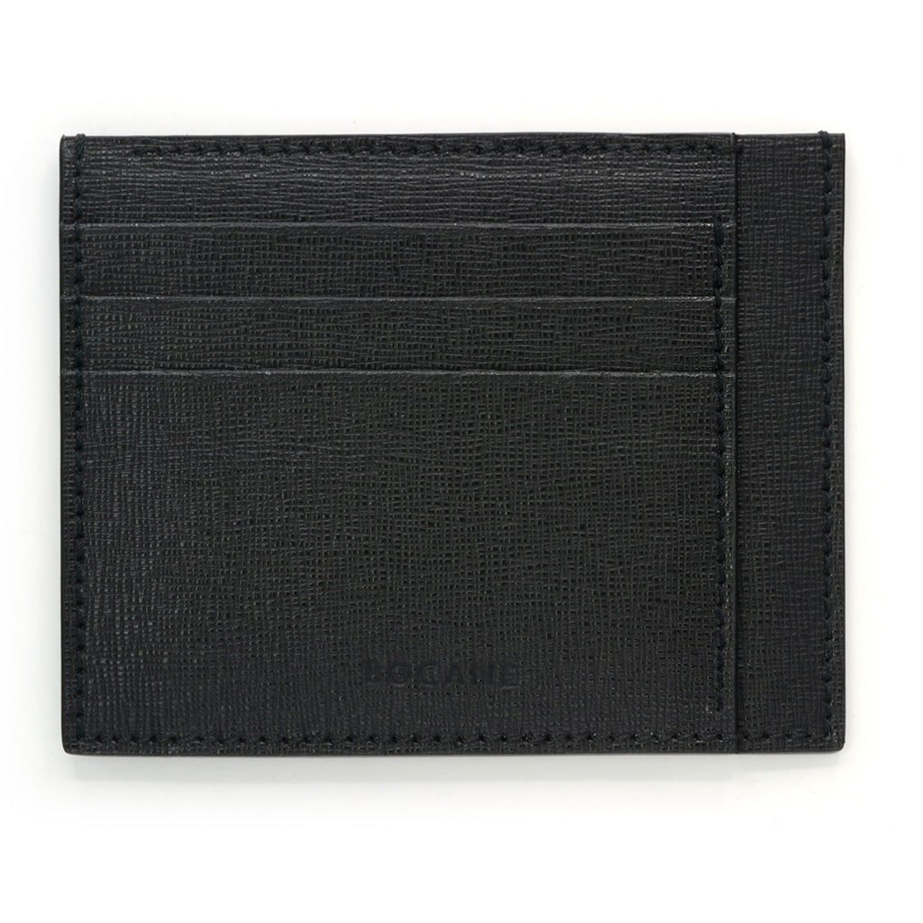 Calvin Klein Men's Saffiano Leather Card Case Bifold Wallet - Brown