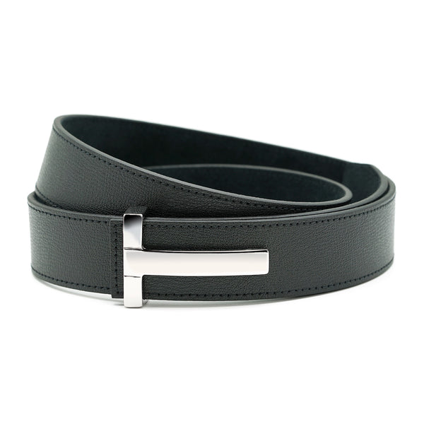 Black Leather Belt, Iconic Collection
