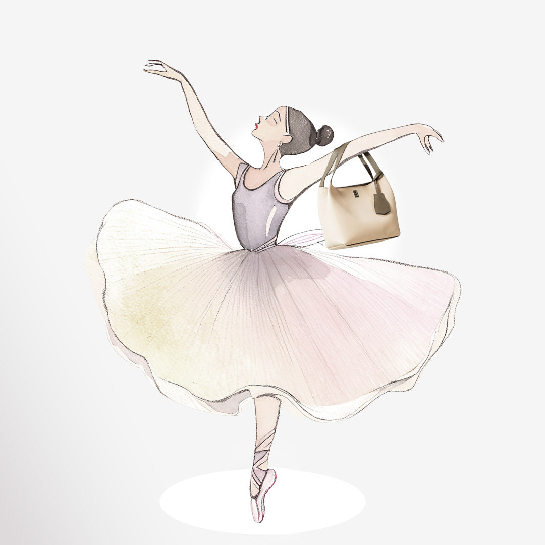 Rêve Bag, Nude &amp; Taupe Textured Leather