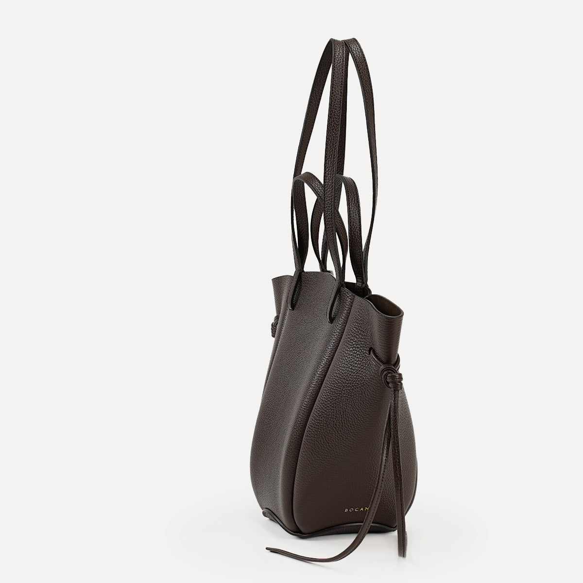 Voulez-Vous Bag, Textured Leather, Brown