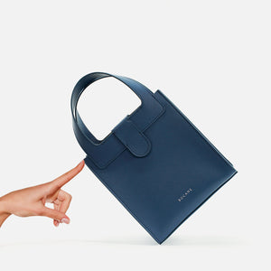 Adore Bag, Textured Leather, Extravagance Blue