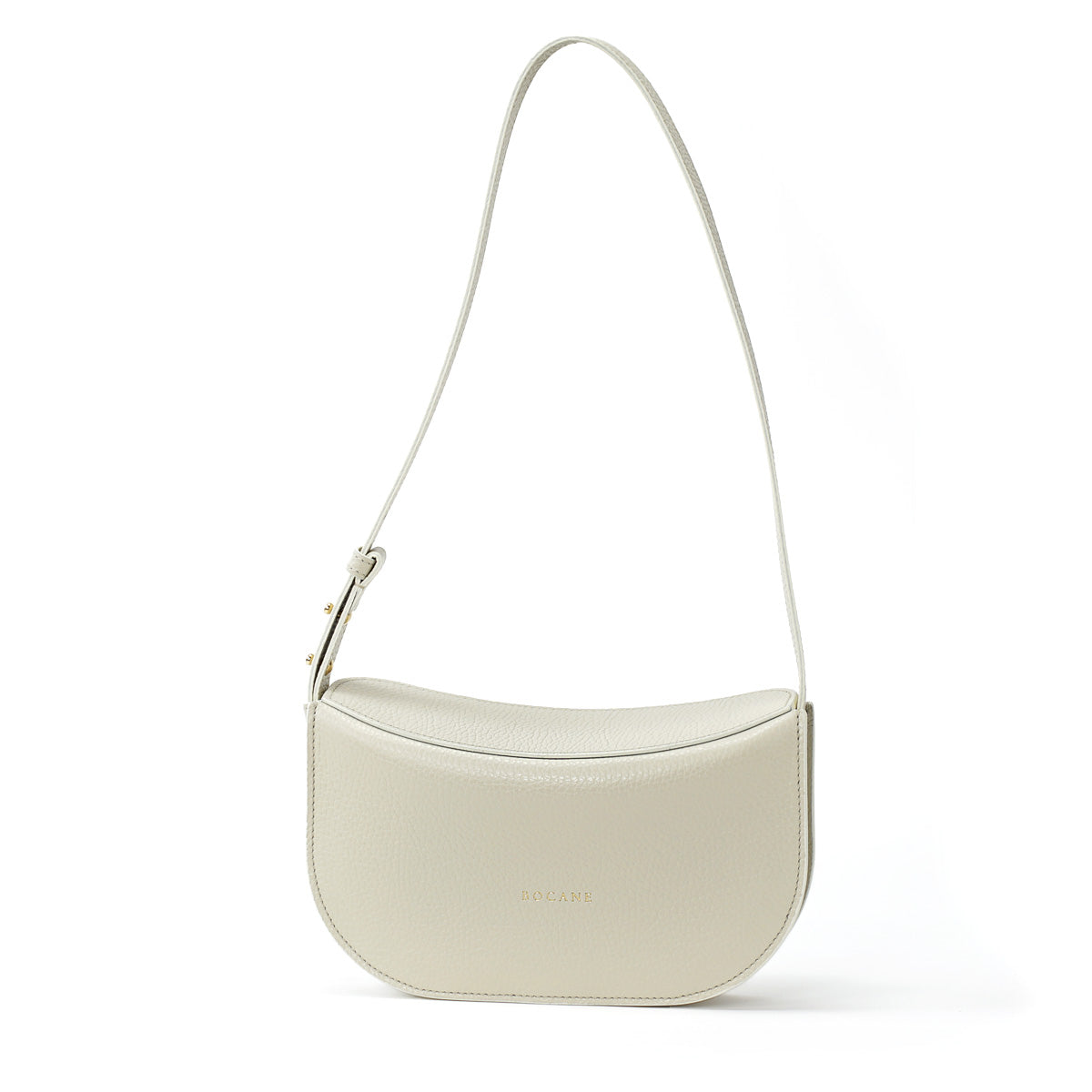 Demoiselle Bag, Textured Leather, Vanilla Cream