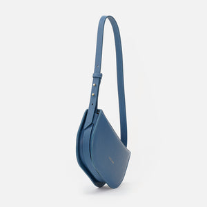 Demoiselle Bag, Textured Leather, Infinity Blue