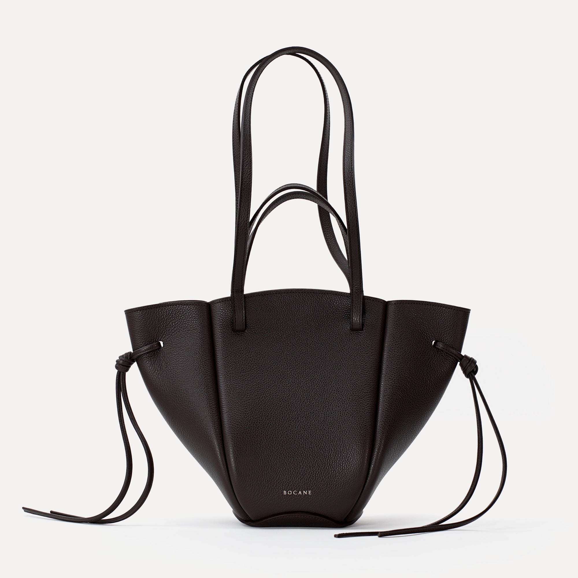 Voulez-Vous Bag, Textured Leather, Dark Chocolate