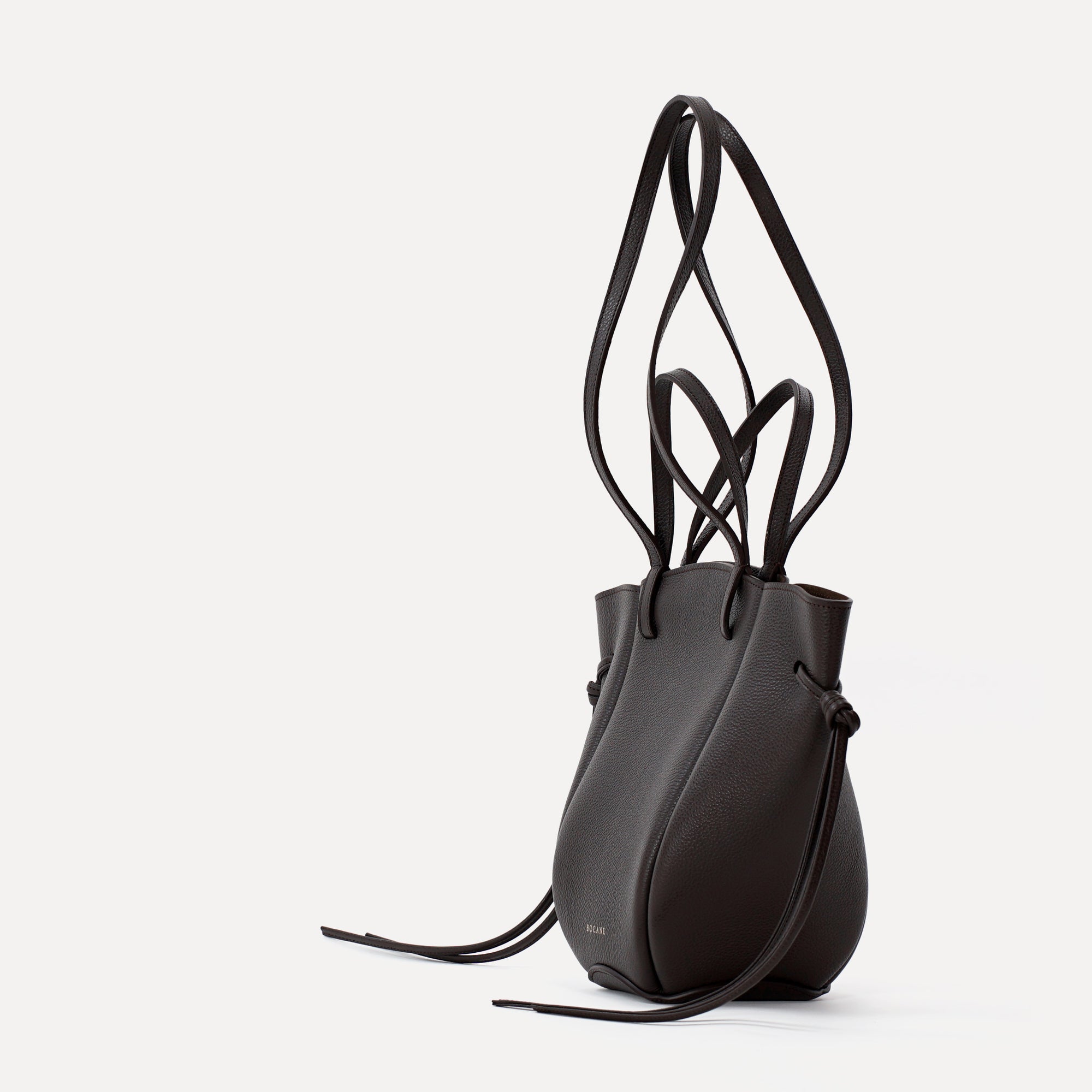 Voulez-Vous Bag, Textured Leather, Dark Chocolate