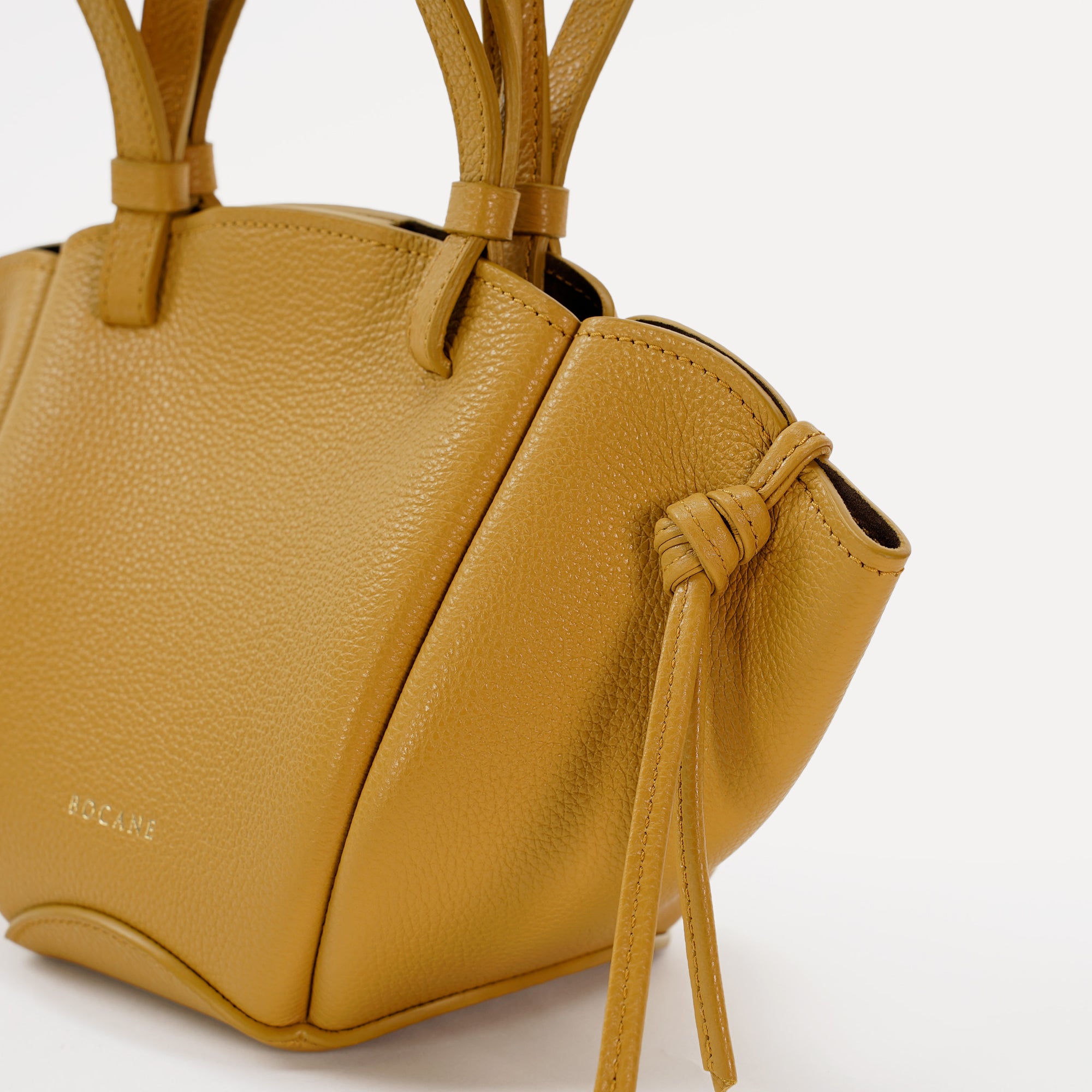 Mini Voulez-Vous Bag, Textured Leather, Chocolate