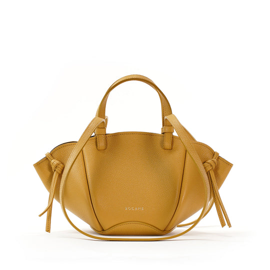 Mini Voulez-Vous Bag, Textured Leather, Chocolate