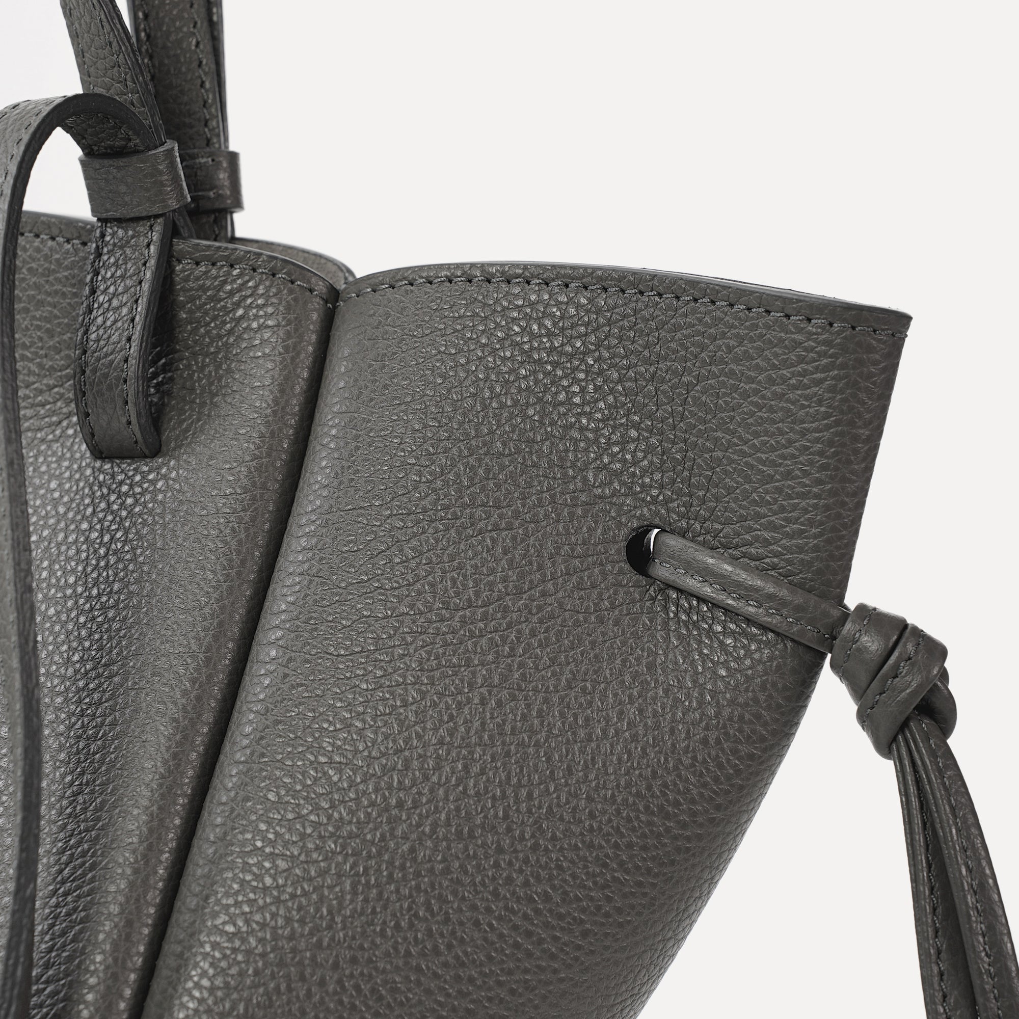Voulez-Vous Bag, Textured Leather, Smokey Grey