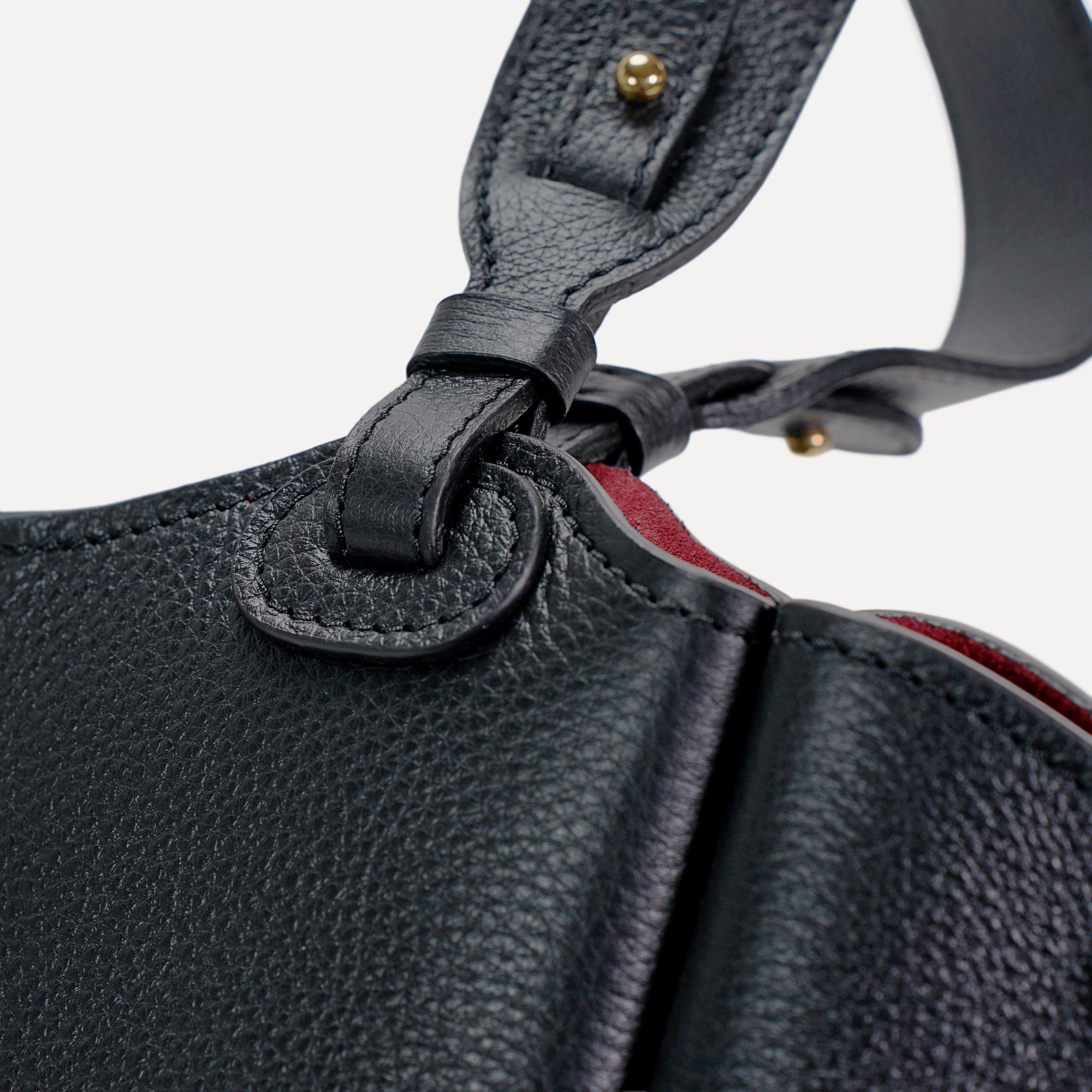 Orée Bag, Textured Leather, Black