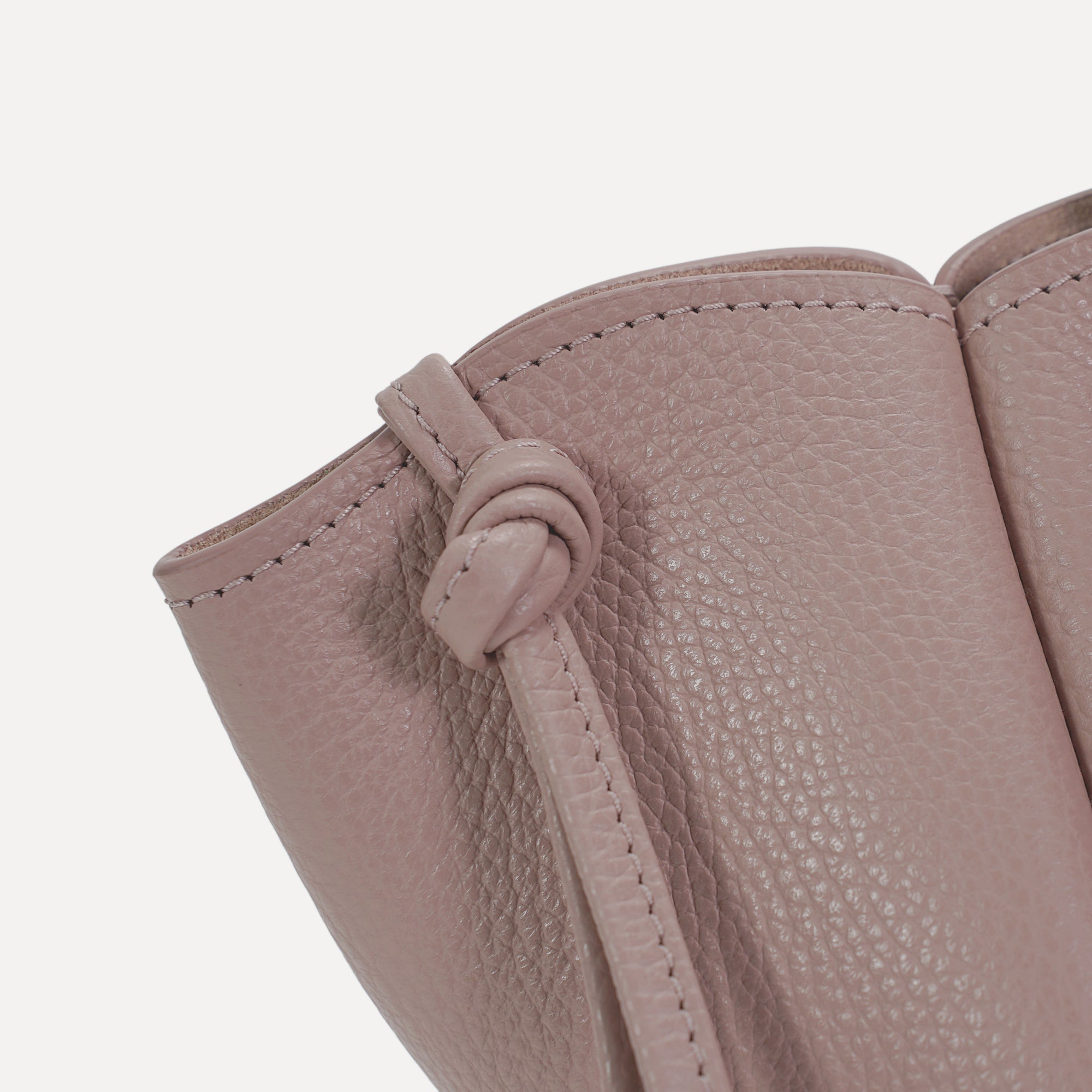Voulez-Vous Bag, Textured Leather, Powder Pink