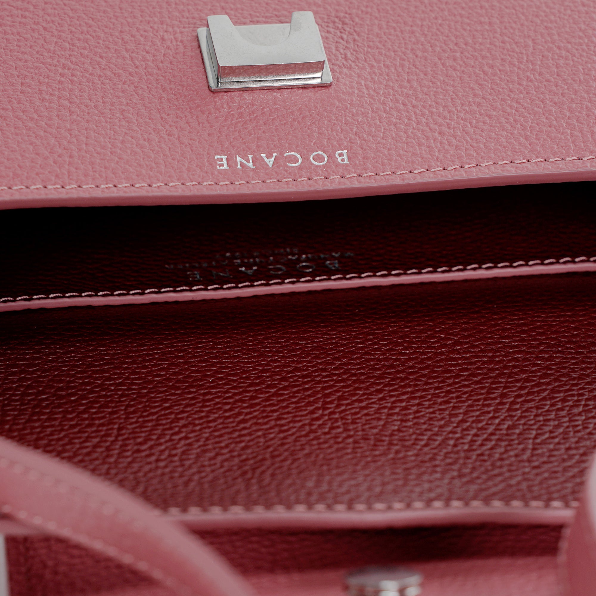 Cachette Bag, Textured Leather, Shamal Pink