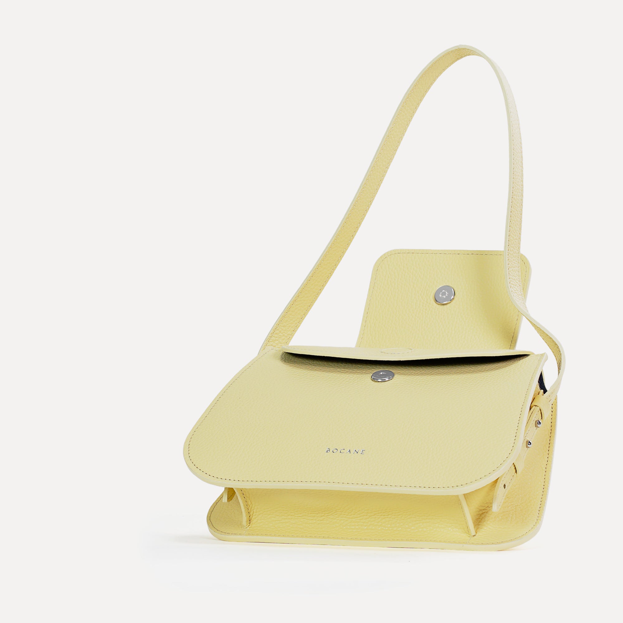 Cachette Bag, Textured Leather, Pastel Yellow