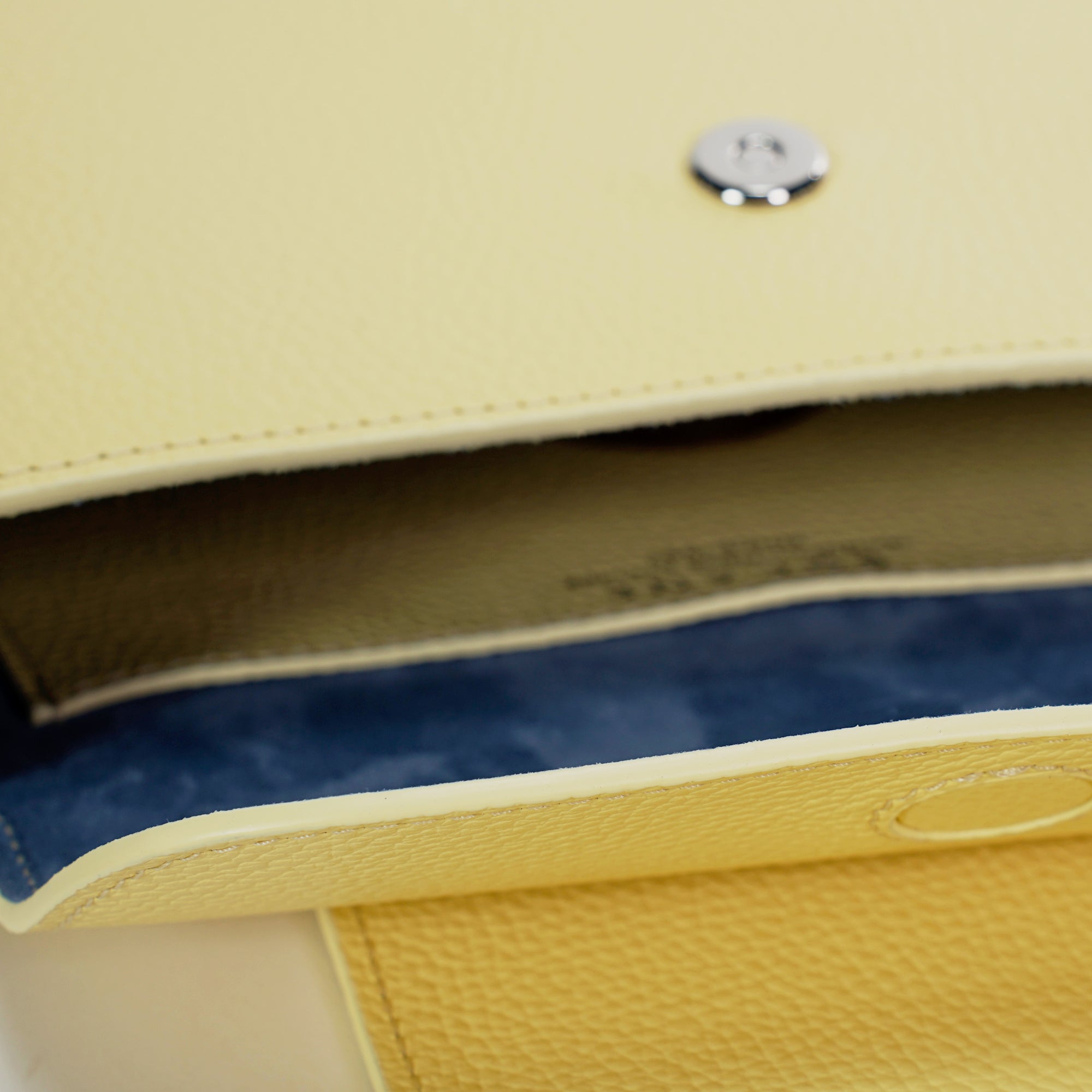 Cachette Bag, Textured Leather, Pastel Yellow
