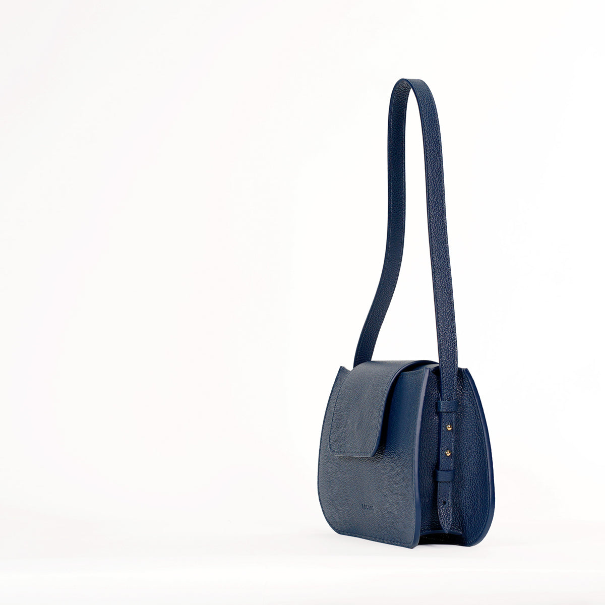Cachette Bag, Textured Leather, Pilot Blue