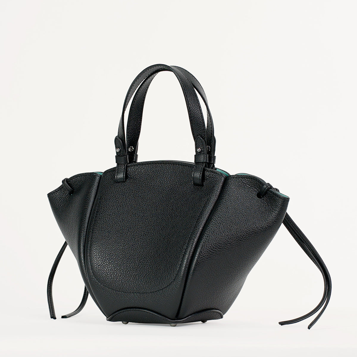 Voulez-Vous Bag, Textured Leather, Black