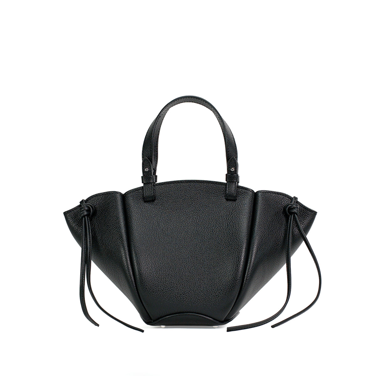 Voulez-Vous Bag, Textured Leather, Black