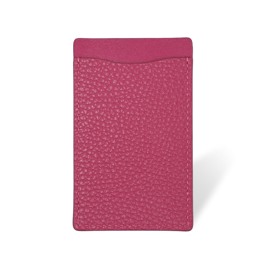 Hublot Leather Card Case, Bright Pink 