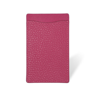 Hublot Leather Card Case, Bright Pink 