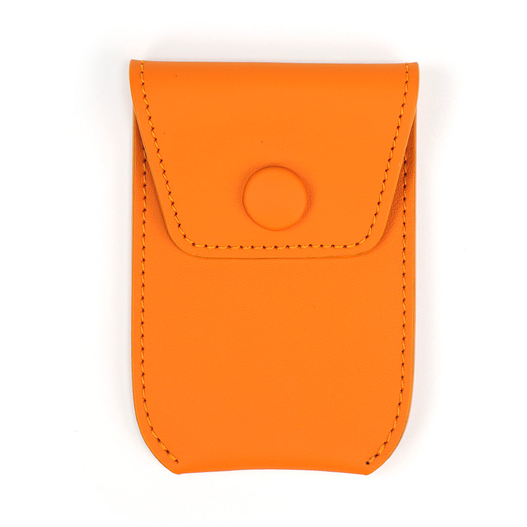 Orange Leather Key Case