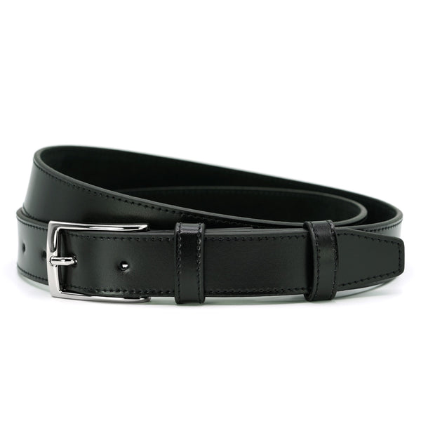 Leather Belt, Black , Casual-Elegant