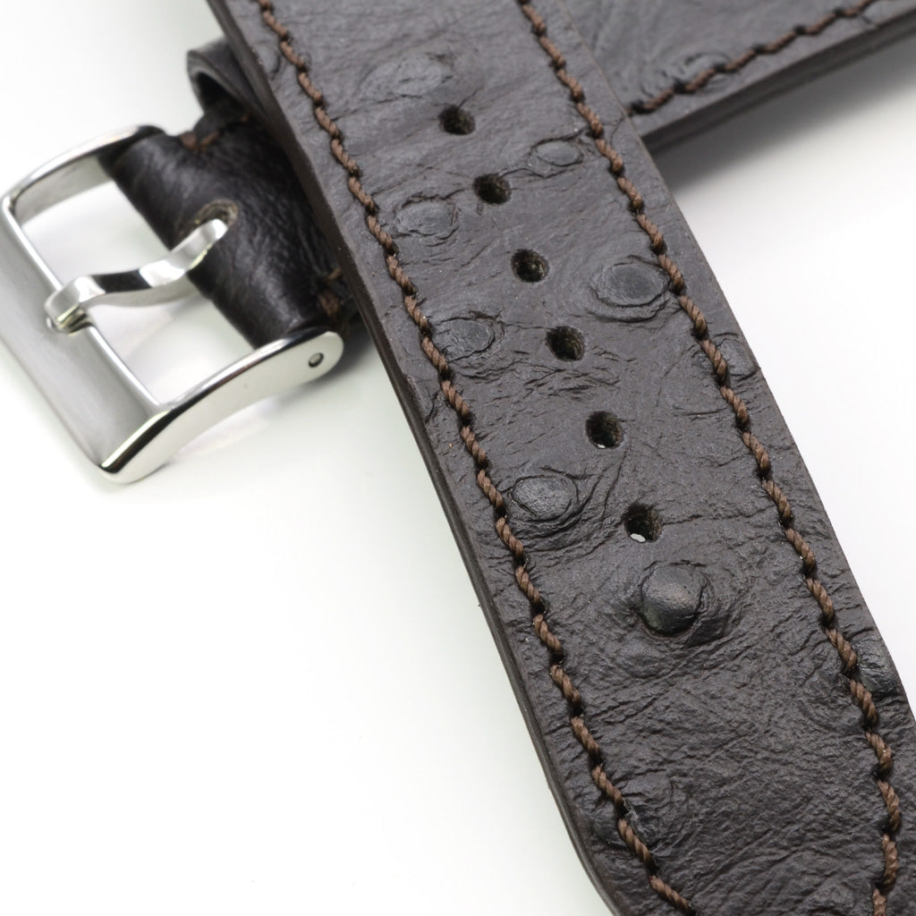 Ostrich Leather Watch Strap, Limited edition