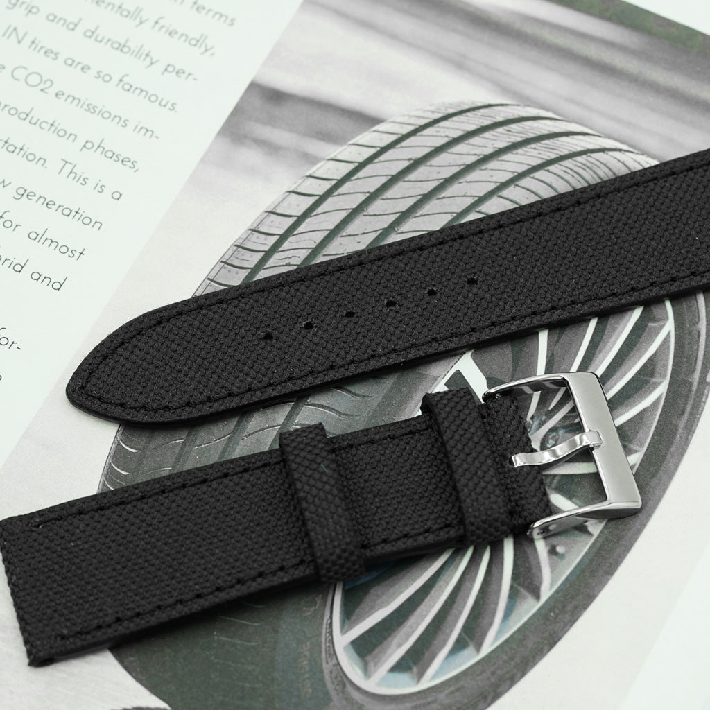Cordura® Watch Strap, Anthracite Grey, Medium Length