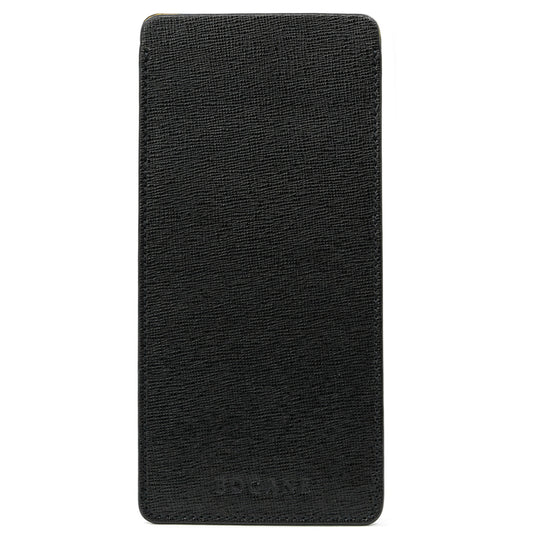 Minimal Glasses Case, in Black Saffiano Leather