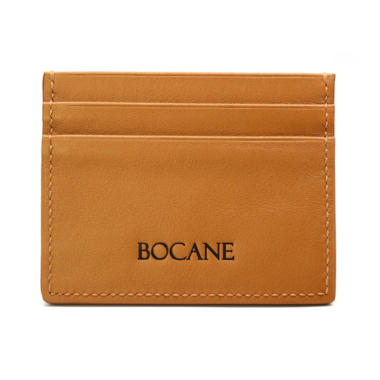 Calf Leather Card Wallet, Canyon, Handsewn