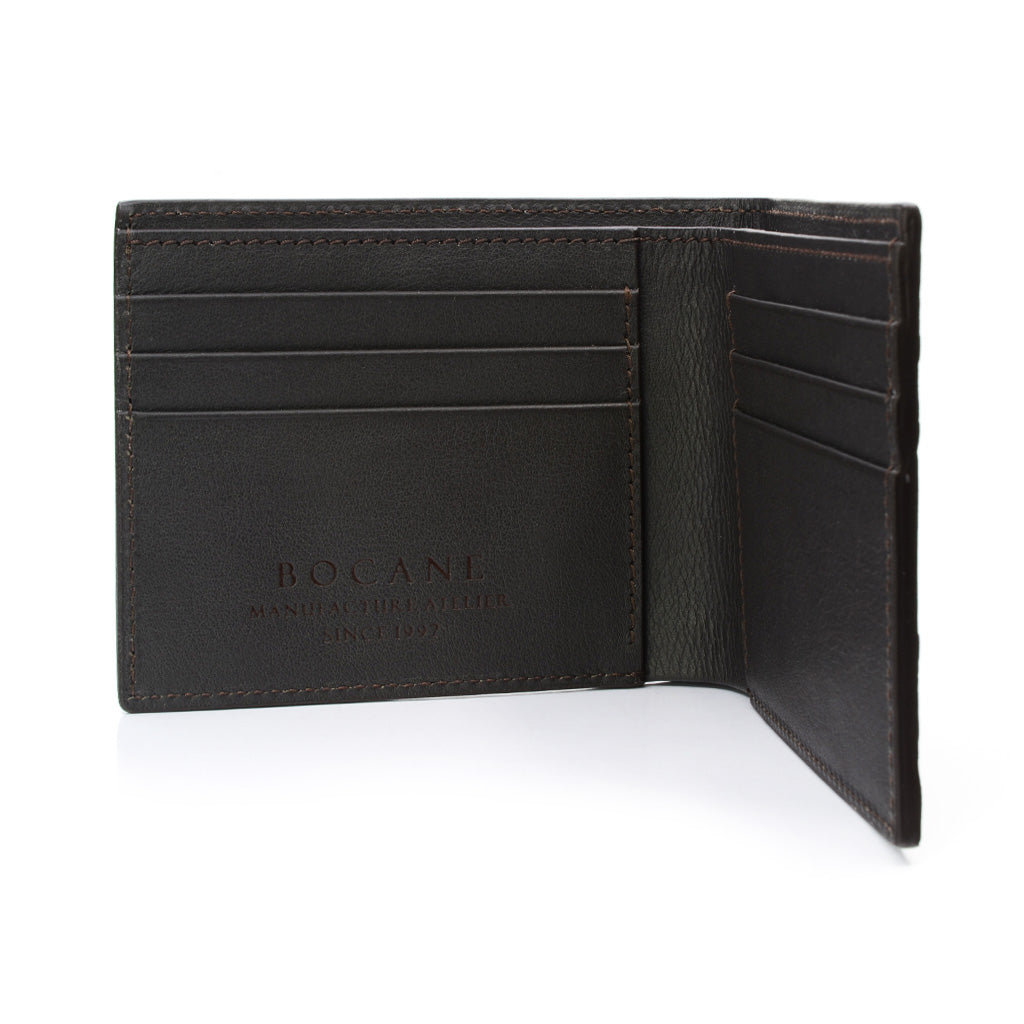 Blue Ostrich Leather Wallet for Him Mens Ostrich Leather 
