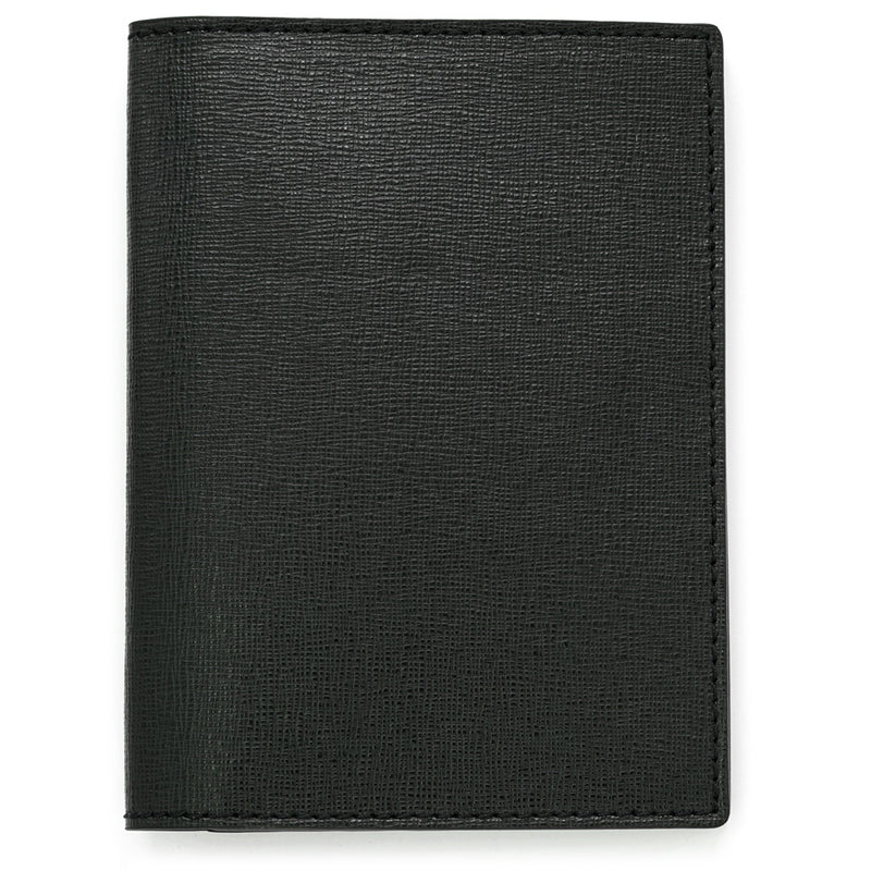 Prada Black Saffiano Passport Holder