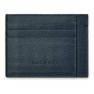 Portcard din Piele Texturata Albastru Navy