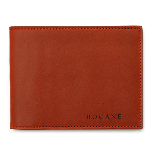 Slim Wallet,Marble Rust Full Grain Leather